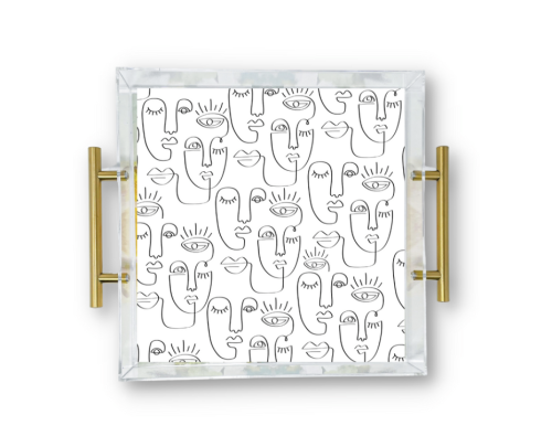 Two Faced Large Tray