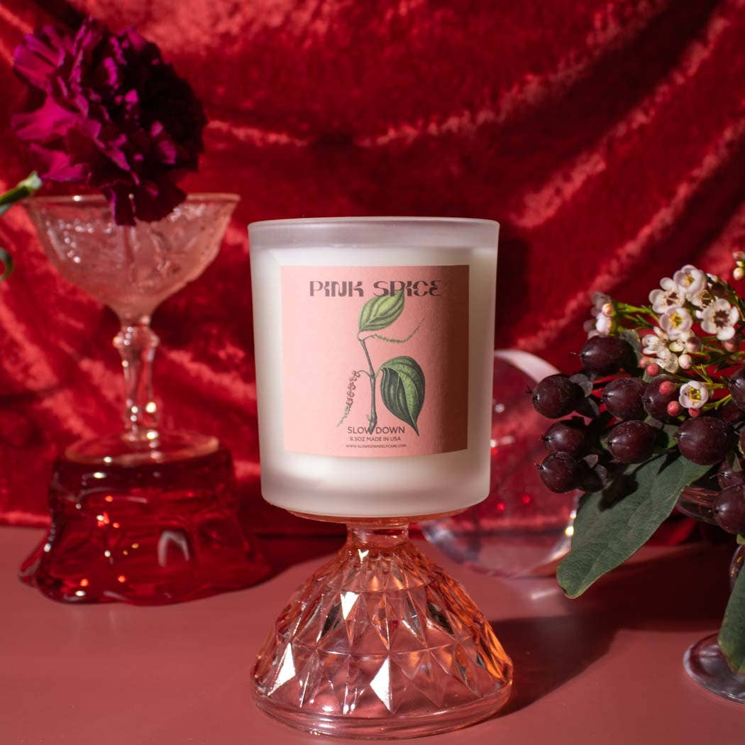 PINK SPICE - Coconut Wax Candle - Image 1